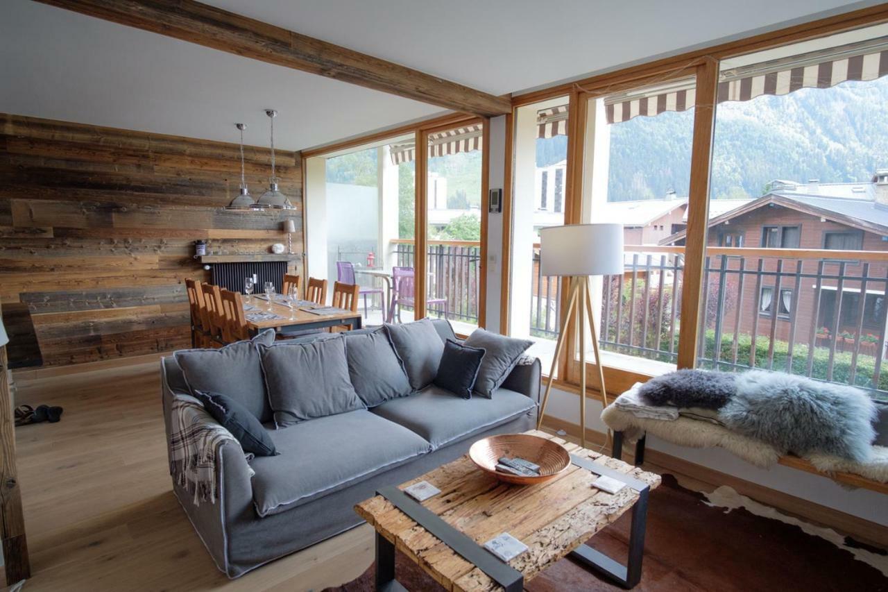 Apartament Z Widokiem Na Mt Blanc Lägenhet Chamonix Exteriör bild